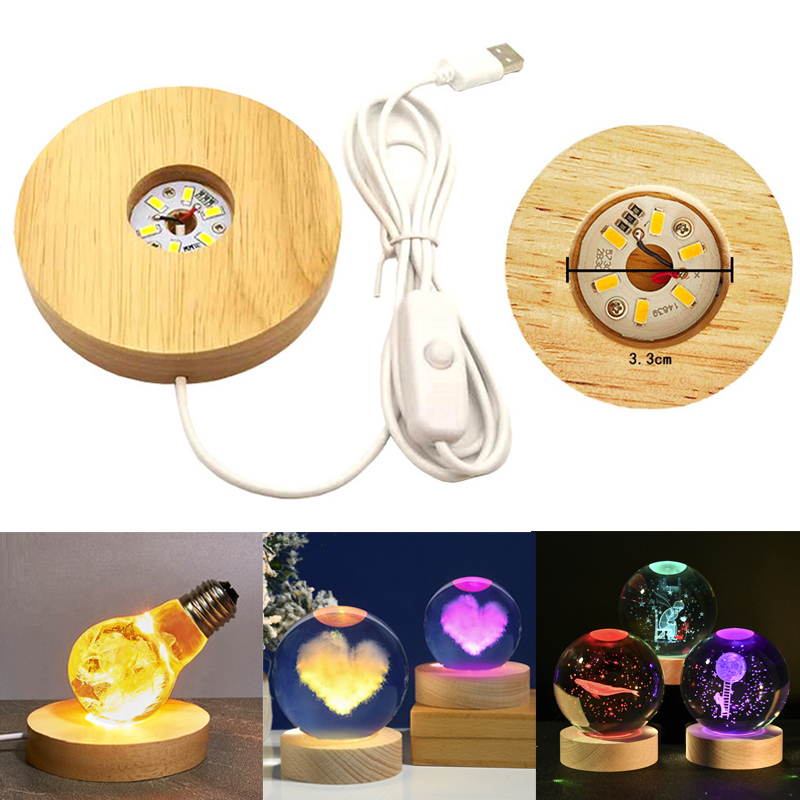 Resin Art And Wood - Художественный дисплей из смолы, круглый деревянный