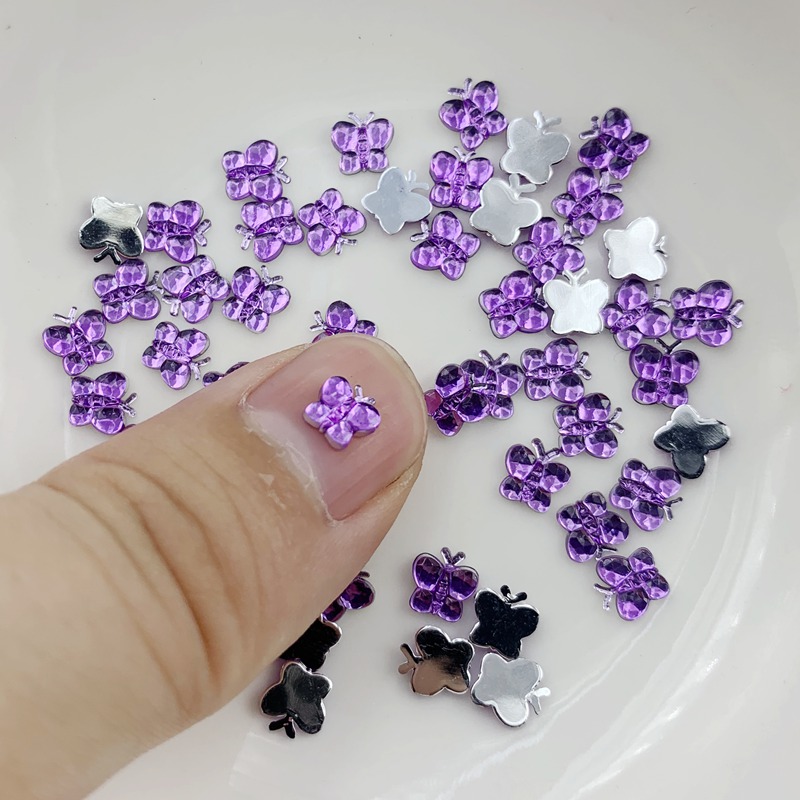 Resin Art Design For Wedding - Мини-бабочка 5 мм, искусственный камень с