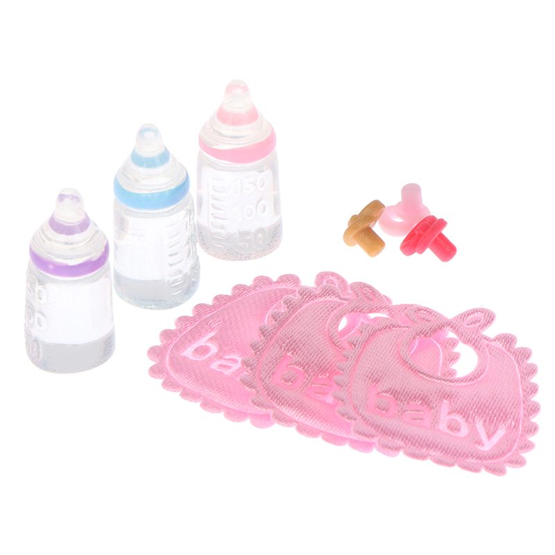 Resin Art Bottle - 3 шт., 1:12 миниатюрный детский Кукольный