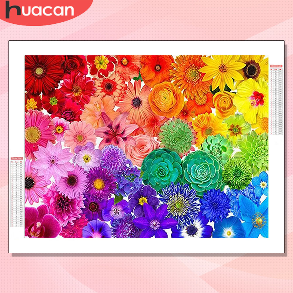 Resin Art For Rose - Наборы для алмазной вышивки HUACAN: Цветы,