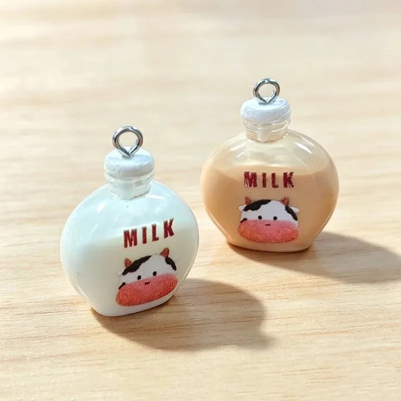 Resin Art Pendant - 10 шт. очаровательных маленьких подвесок-бутылочек для