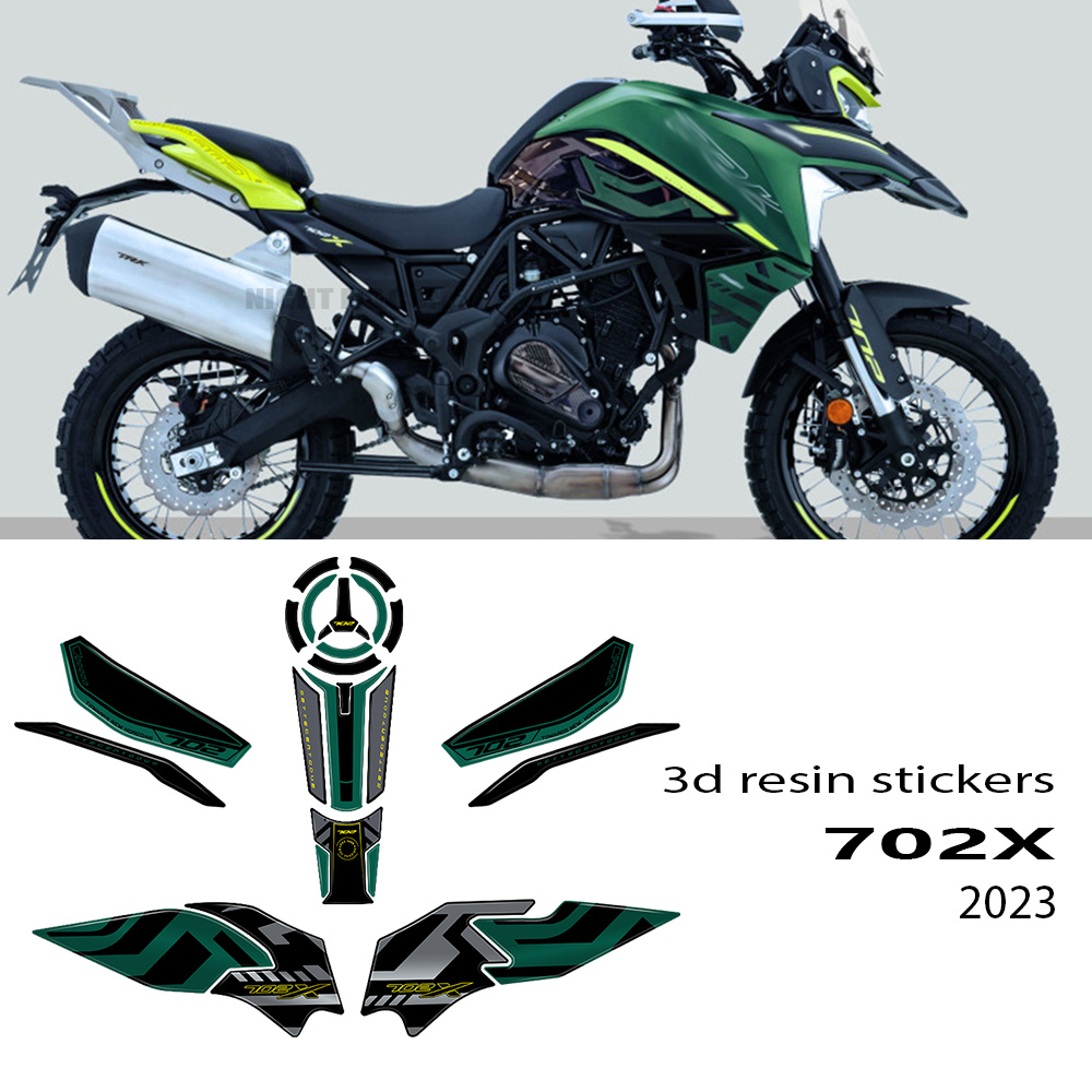 Resin Art Sticker - 3D наклейка Trk702x Аксессуары для мотоциклов