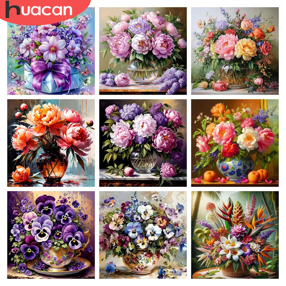 HUACAN 5D Алмазная мозаика Роз – обзор и цена Resin Art For Rose