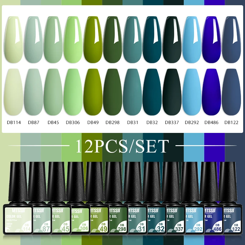 MTSSII 12 шт./компл. набор гел – обзор и цена Uv Lamp Nail Resin