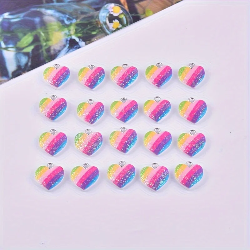 10 шт. разноцветных подвесок в – обзор и цена Resin Art Earrings