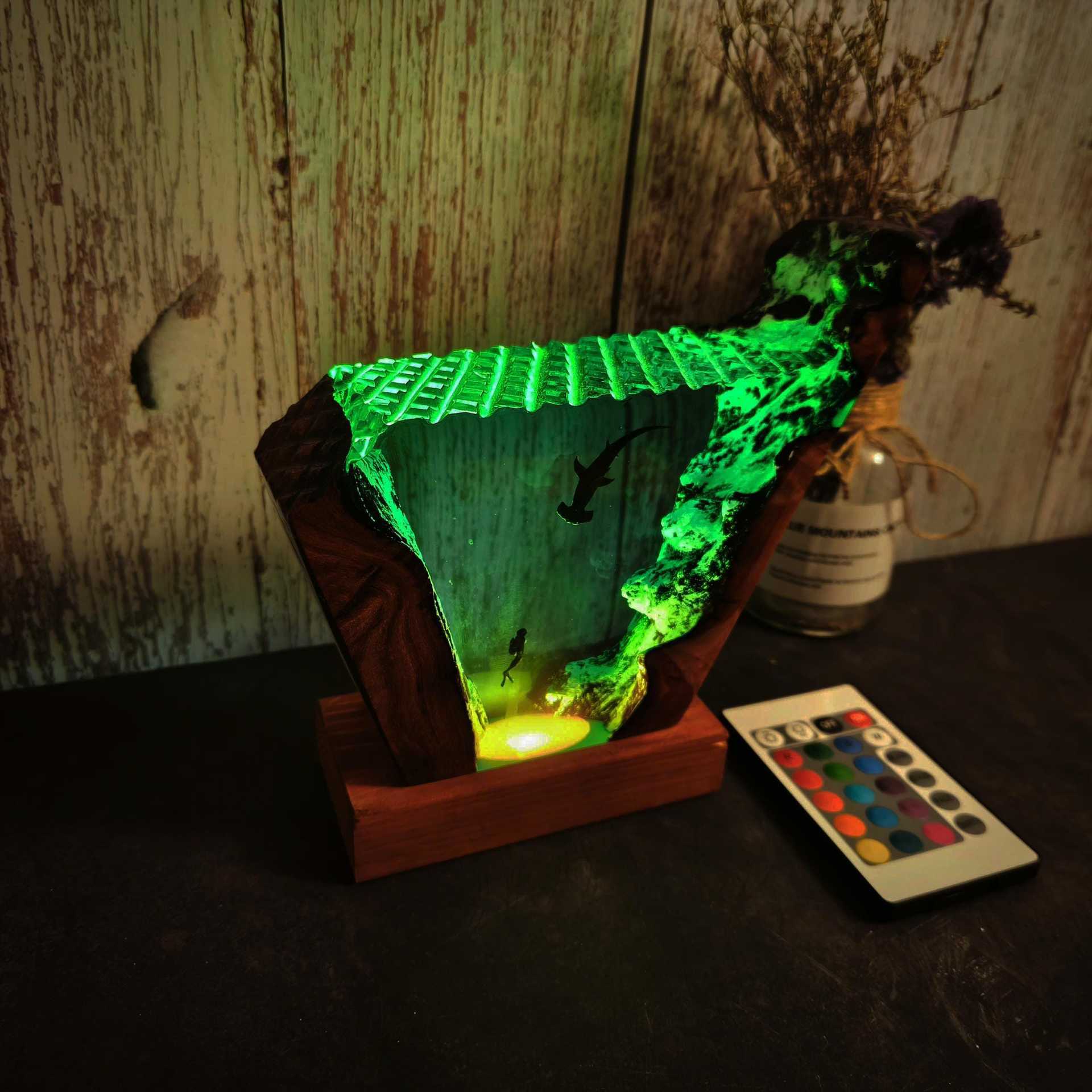 6 * 4-дюймовый светящийся деко – обзор и цена Resin Art And Wood