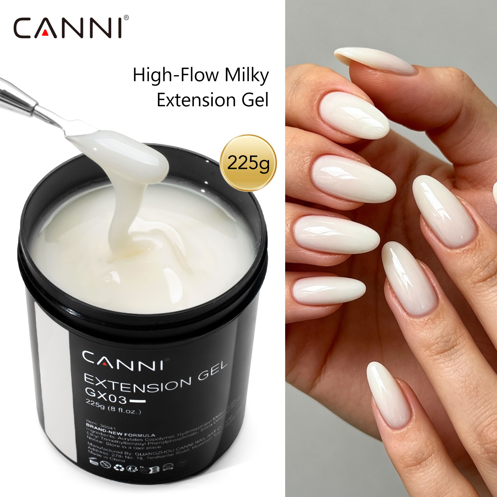 CANNI 225г Гель для наращивани – обзор и цена Uv Lamp Nail Resin