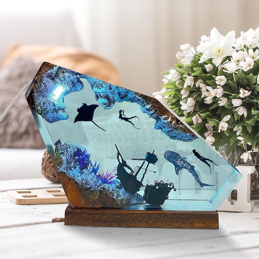Морская смола, дерево, люминес – обзор и цена Resin Art Design For Wedding