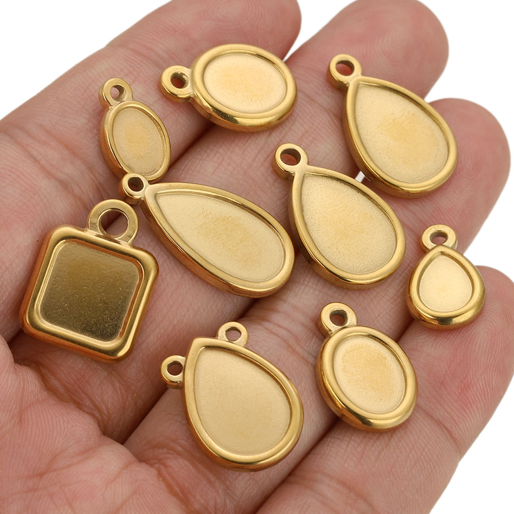 5 шт. заготовок для кулонов из – обзор и цена Resin Art Pendant