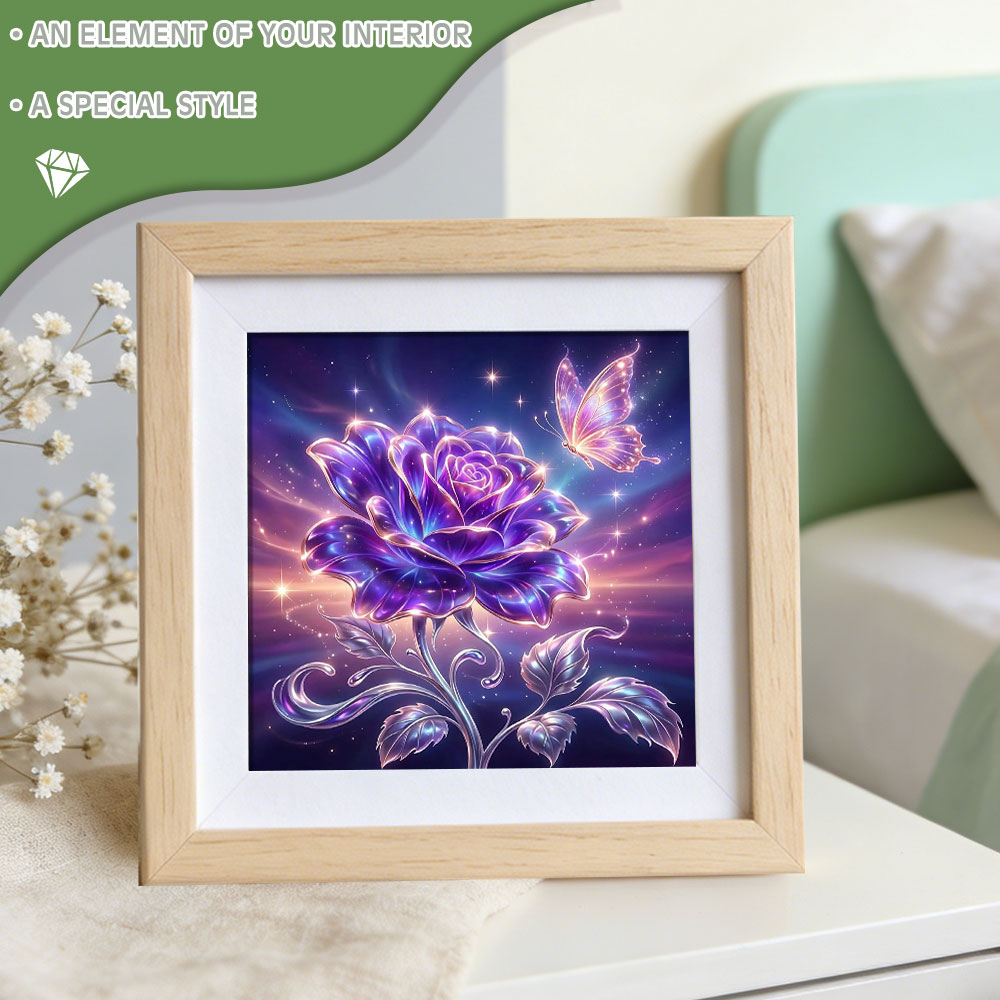 Алмазная мозаика Huacan: Полно – обзор и цена Resin Art For Rose