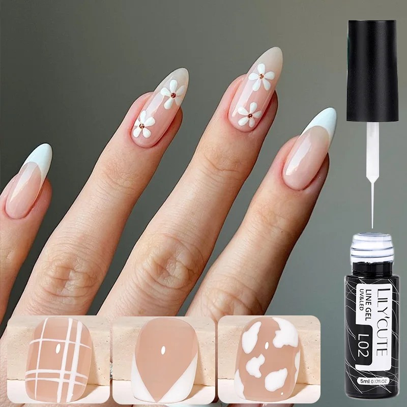 LILYCUTE 5 мл белый черный лай – обзор и цена Resin Art Varnish