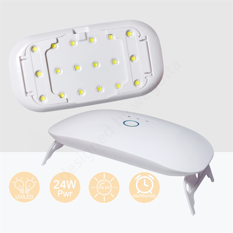 24 Вт USB перезаряжаемая УФ-св – обзор и цена Uv Lamp Nail Resin