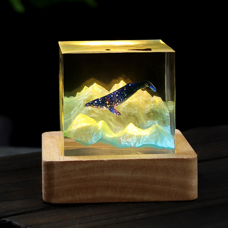 5 см куб-организм, настольный  – обзор и цена Resin Art Cube