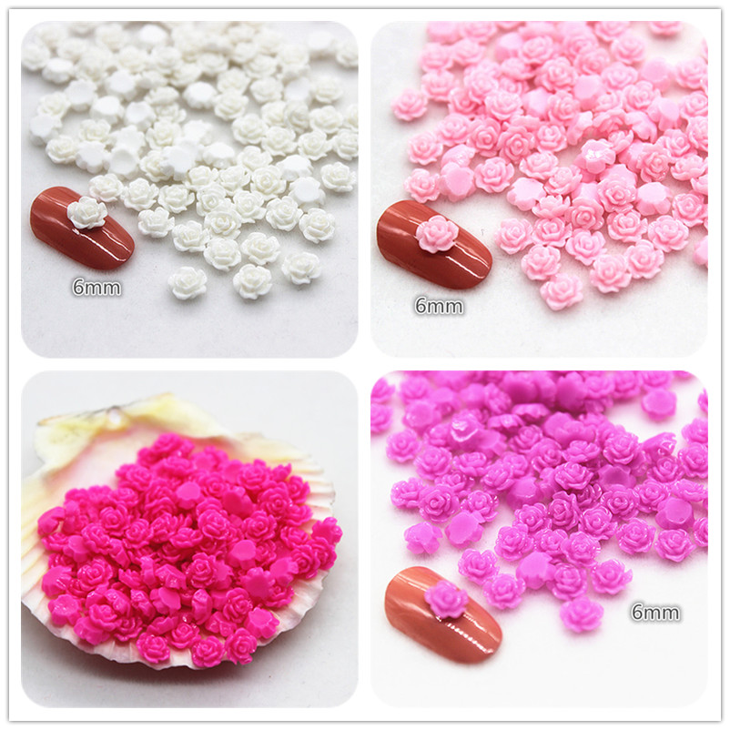 100 шт. 6 мм кабошон из смолы  – обзор и цена Resin Art For Rose