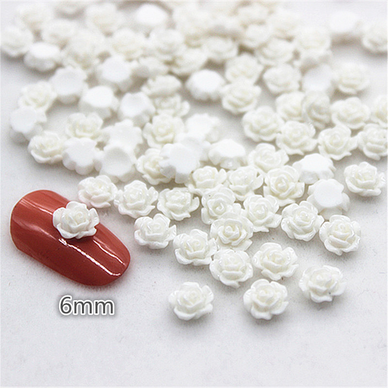 100 шт. 6 мм кабошон из смолы  – обзор и цена Resin Art For Rose