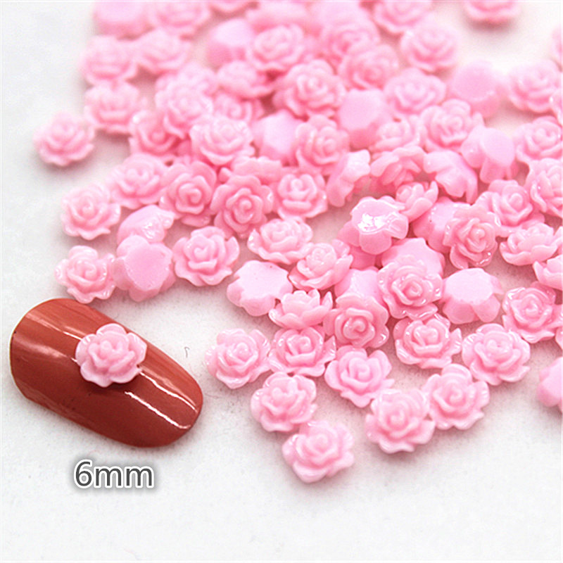 100 шт. 6 мм кабошон из смолы  – обзор и цена Resin Art For Rose