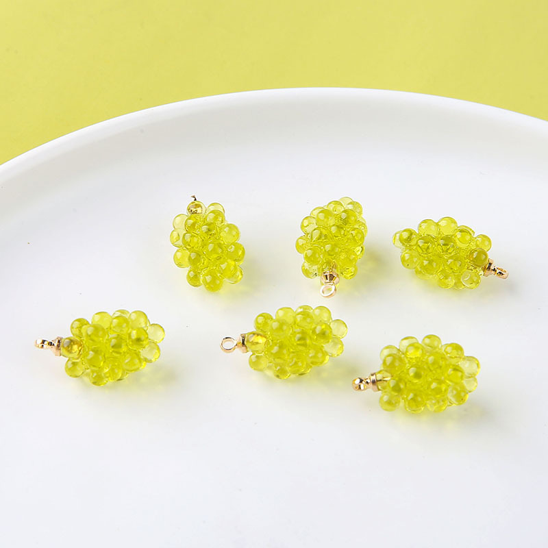 6 шт. милых объемных подвесок  – обзор и цена Resin Art Earrings