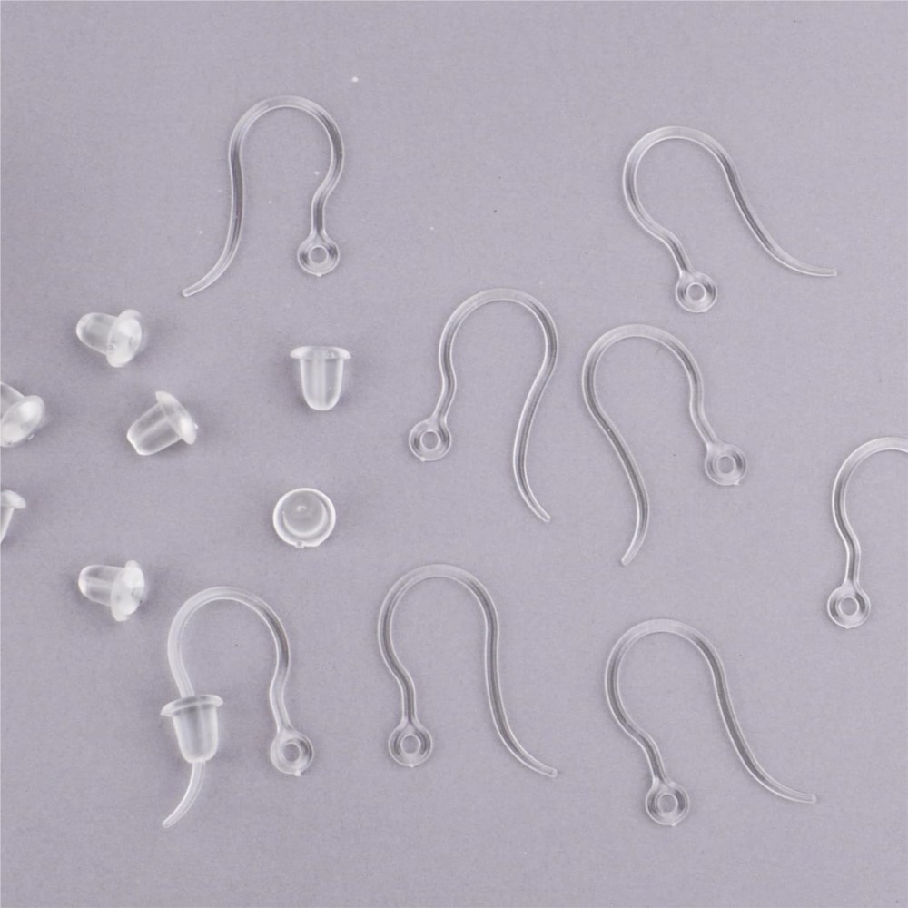 40 шт. прозрачные пластиковые  – обзор и цена Resin Art Earrings