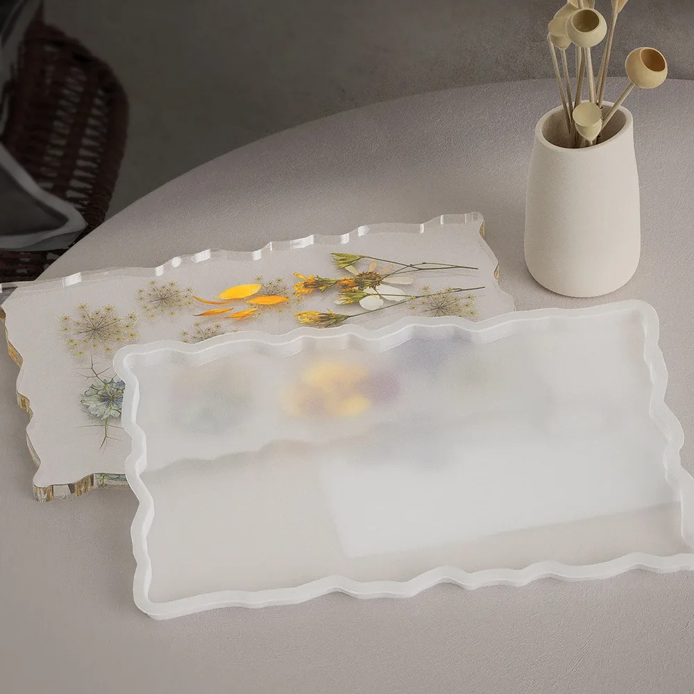 Поднос из эпоксидной смолы, си – обзор и цена Resin Art Workshop