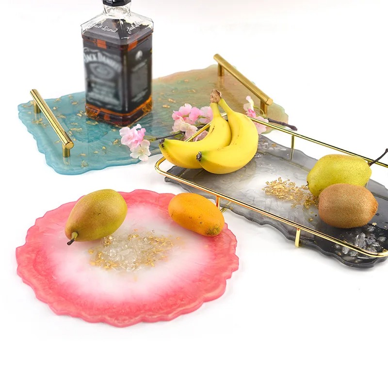 Поднос из эпоксидной смолы, си – обзор и цена Resin Art Workshop