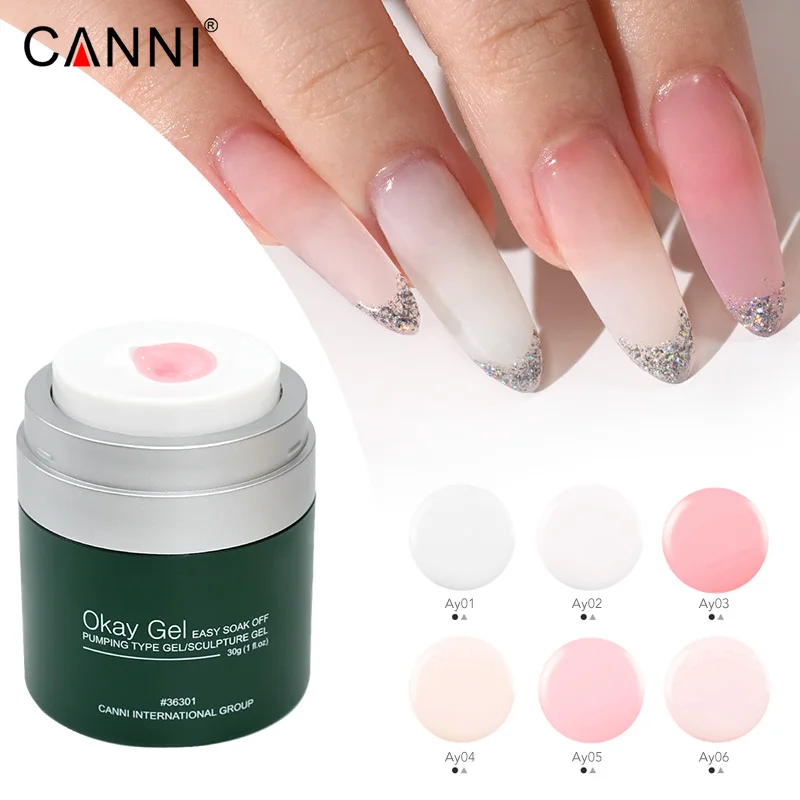30 г CANNI Гель-удлинитель воз – обзор и цена Uv Lamp Nail Resin