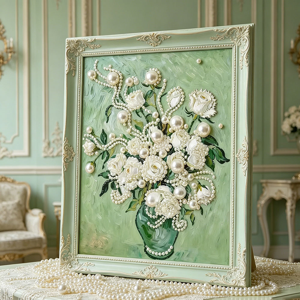 Наборы для рисования жемчужным – обзор и цена Resin Art For Rose