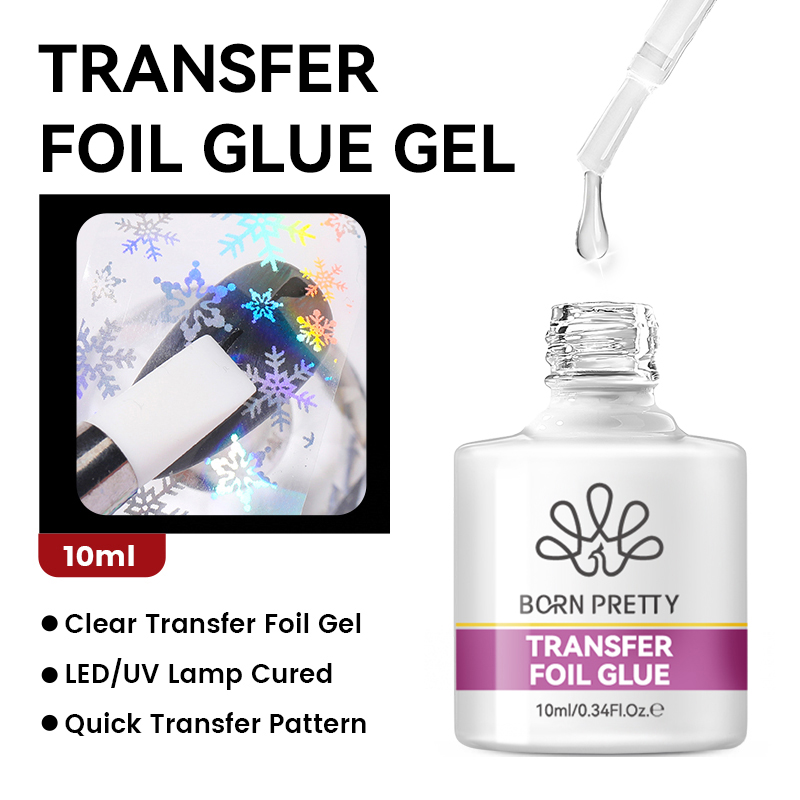 Клей-гель для фольги BORN PRET – обзор и цена Uv Lamp Nail Resin