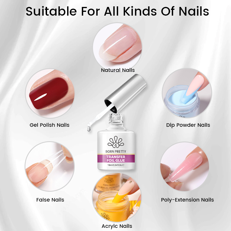 Клей-гель для фольги BORN PRET – обзор и цена Uv Lamp Nail Resin