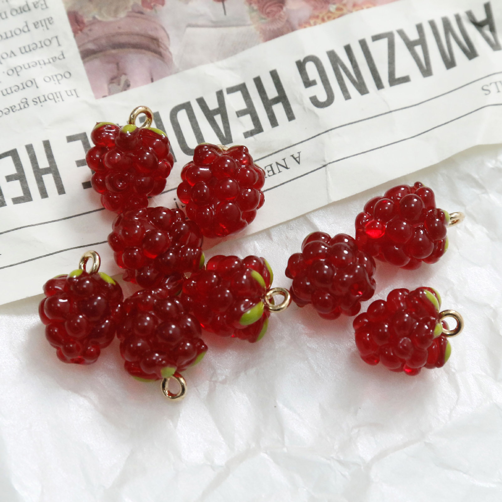 2 шт., подвески в виде виногра – обзор и цена Resin Art Earrings