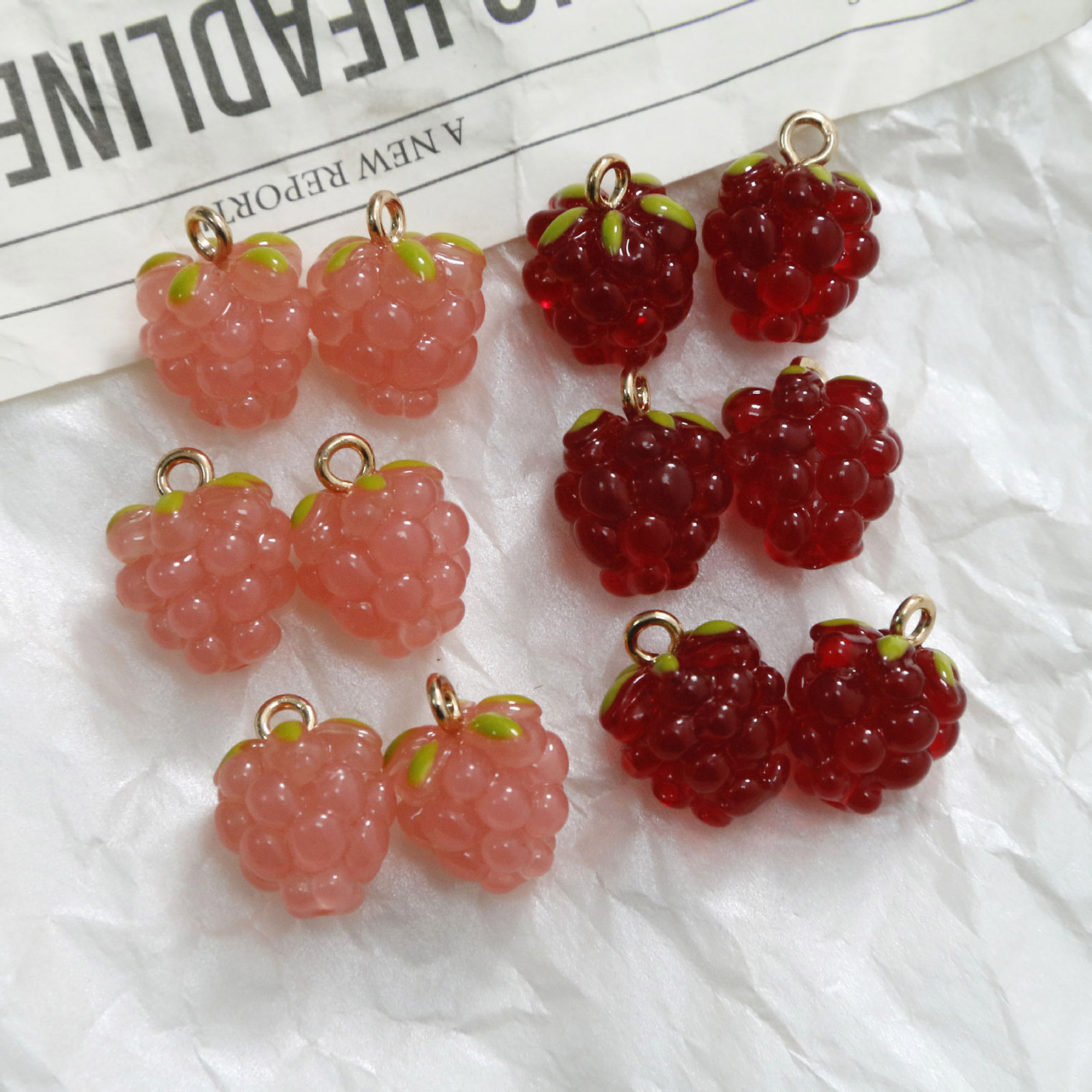 2 шт., подвески в виде виногра – обзор и цена Resin Art Earrings