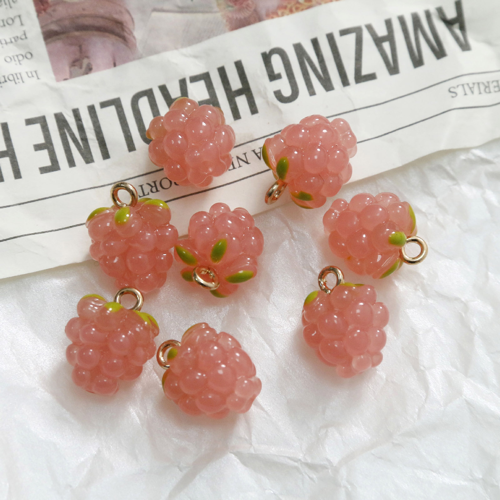 2 шт., подвески в виде виногра – обзор и цена Resin Art Earrings